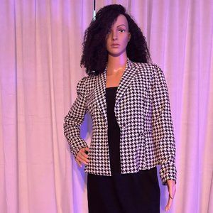 Kardashian Kollection Houndstooth Blazer